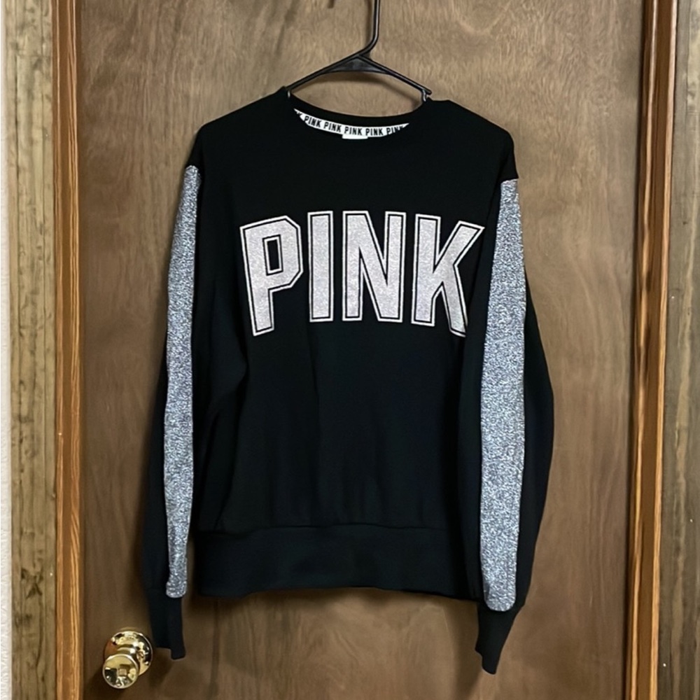 Victorias Secret Pink Bling Crewneck Sweatshirt Small‎